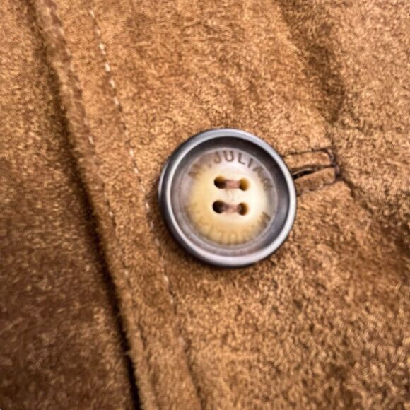 Vintage Wilsons Leather M. Julian Leather Jacket Size XL Brown Roughout Long - Picture 2 of 14